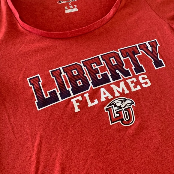 Liberty University Champion Brand T-Shirt - Picture 2 of 5